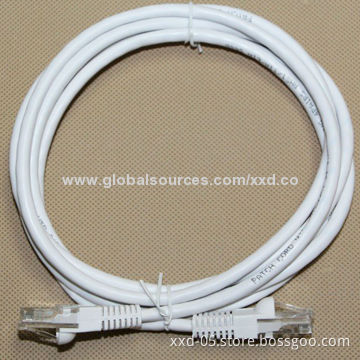 RJ45 Molded Booted Pure Copper UTP 26awg Patch Cord Cables with Bandwidth 350MHz